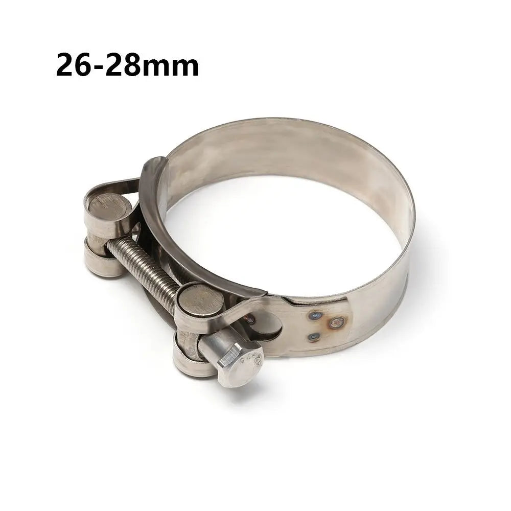 Stainless steel strengthens the clamp hose clamp Circular air water pipe Fuel hose clips of water pipe fasteners clamps Quake 26-28mm
