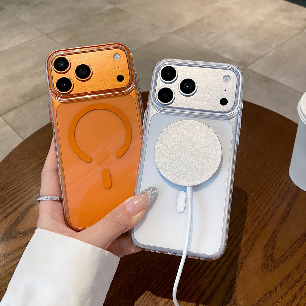 New Transparent Magnetic Phone Case for iPhone 14/15/16/17/pro Max, 17pro & 18pro, Compatible with Magsafe Wireless Charging Quake