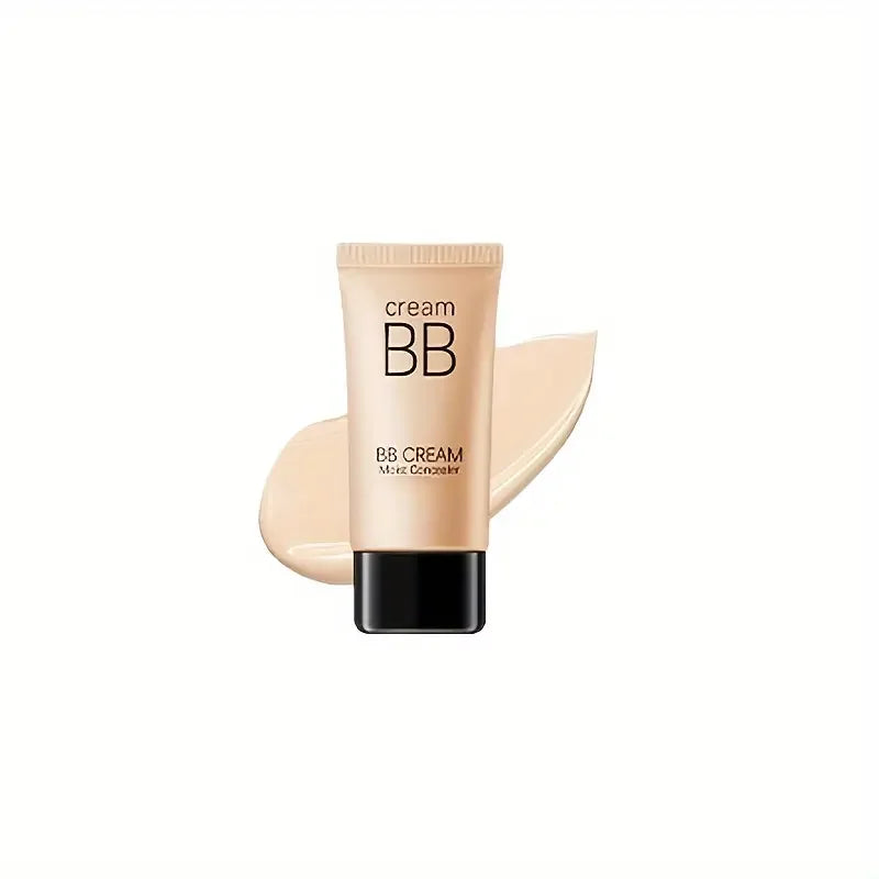 Waterproof BB Cream Full Coverage Concealer, Natural/Ivory Long-Lasting Foundation Makeup,Oil Control,Even Skin Tone,Hide Pores Quake 01ivory white