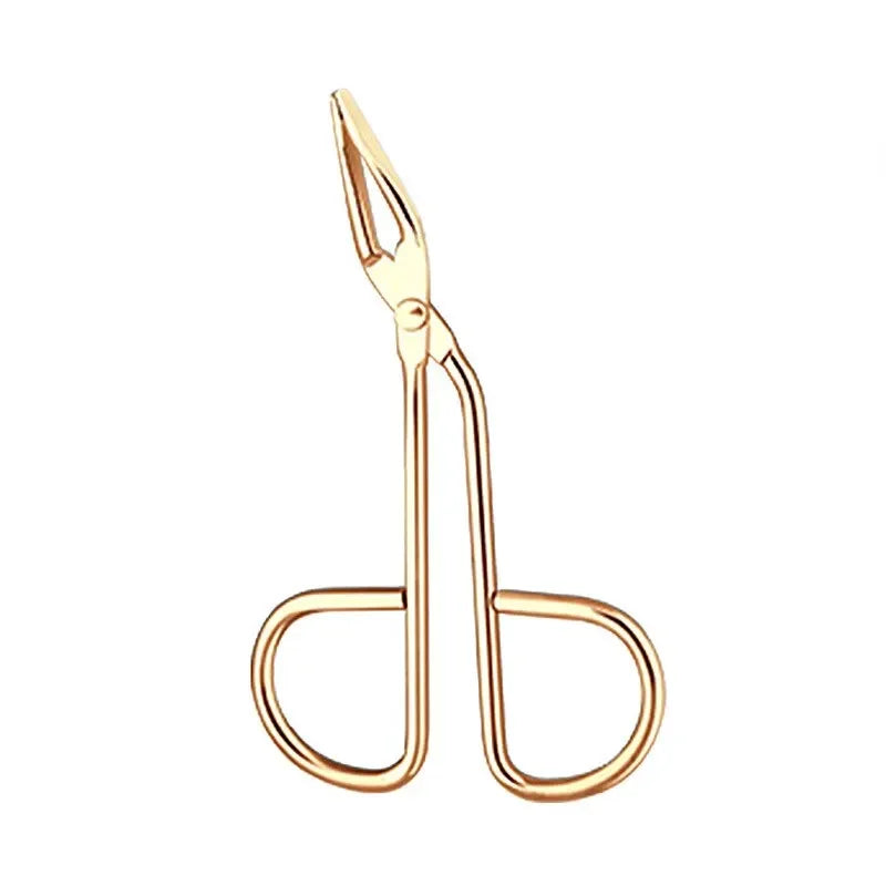 New Straight Pointed Elbow Eyebrow Pliers Clip Scissors Tweezers Professional Hairs Puller Eyebrow Plucking Makeup Beauty Tools Quake gold