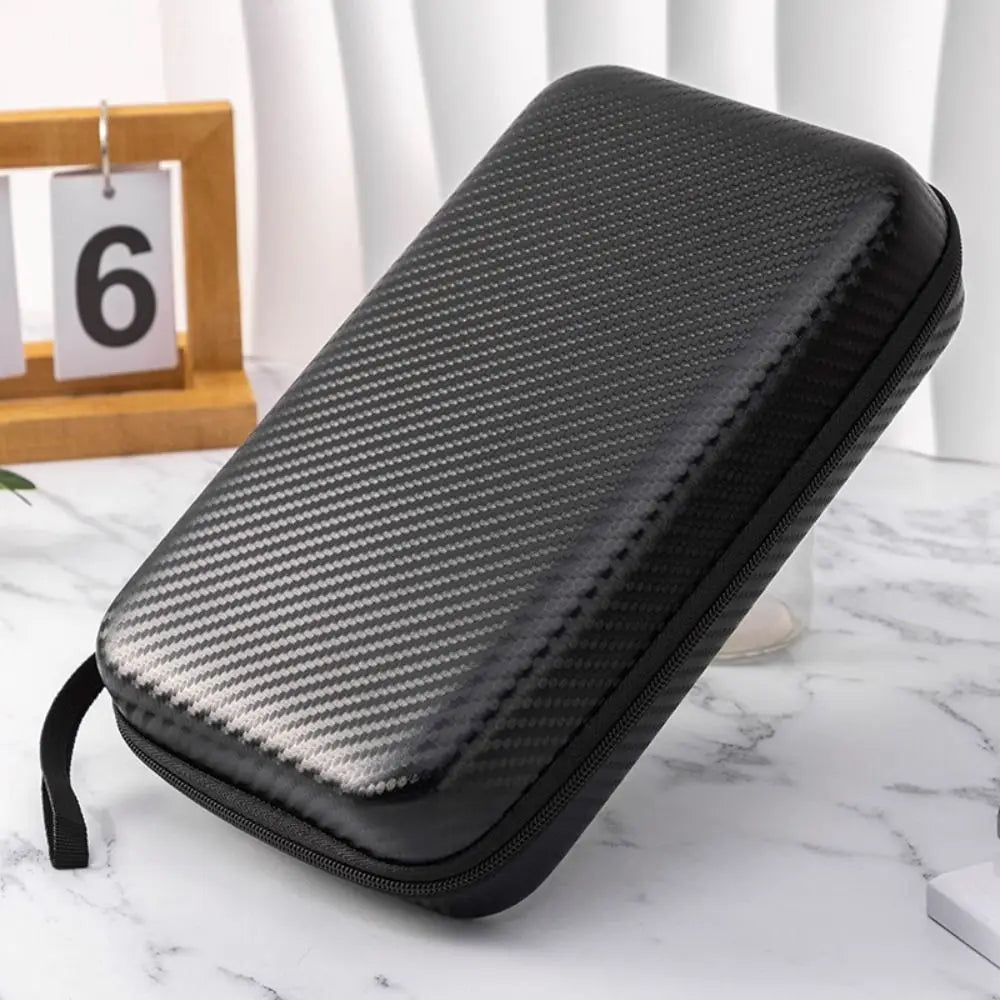 Simple EVA Earphone Bag Wear-resistant Durable Digital Accessories Storage Box Universal Portable Data Cable Organizer Quake
