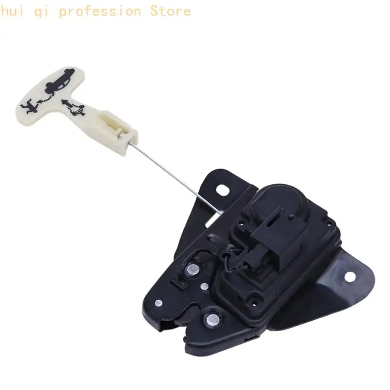 Trunk Lock Replacement with 2-Pin Electrical Connection, Integrated Mounting Bracket and Manual Cable Release Pull Handle, Part Quake