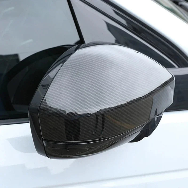 For Land Rover Discovery Sport Range Rover Velar Evoque Jaguar Rearview Side Mirror Cover Wing Cap Exterior Sticker Case Trim Quake