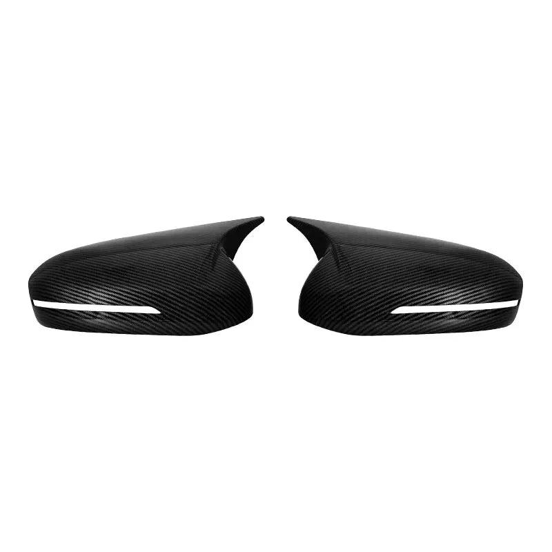 For Kia Optima K5 2011-2015 Car Sticker Rearview Side Mirror Cover Wing Cap Exterior Door Rear View Case Trim Carbon Fiber Look Quake Carbon