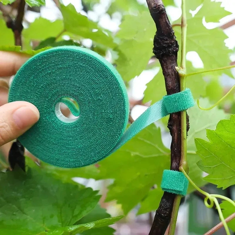 Self Adhesive Nylon Plant Support Tape Plant Fixing Cable Tie Reusable Plants Hook Loop Garden Supplies Home Cable Winder Ties Quake