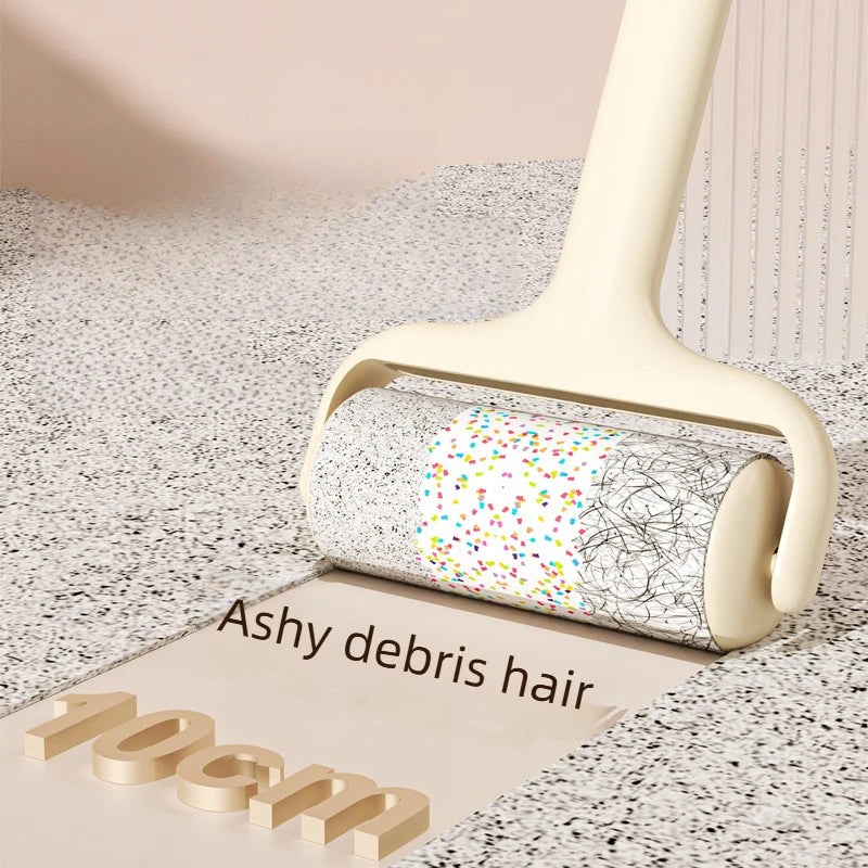 Washable Lint Roller Hair Remover Roller Tearable Refill Paper Brush Pet Hair Remover for Clothes Sofa Cleaning Quake