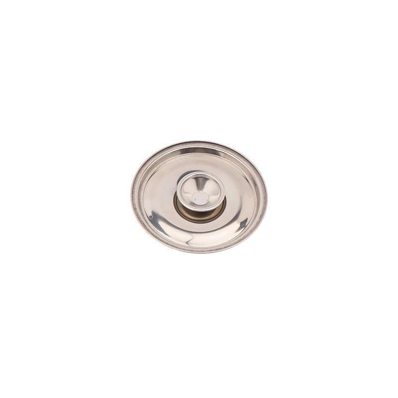 1Pcs Kitchen Stainless Steel Round Pot Lid Replacement , 10/12/14/16/18/20/22/24/26cm Saucepan Cover Quake 10cm