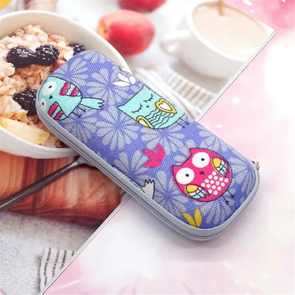 Unisex Zipper Travel Office Eyeglasses Accessories Glasses Holder Eyeglasses Case Glasses Box Quake 4
