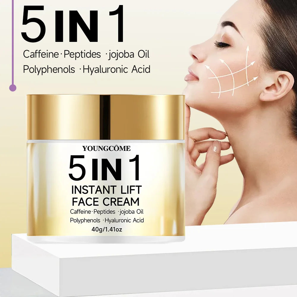 5-in-1 Facial Moisturizing Cream Containing Vitamin C Collagen Moisture Formula Suitable for All Skin Types Quake