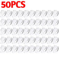 Mini Transparent Hooks Self-Adhesive Wall Hooks Heavy Duty Sticky Hangers Multi-Purpose Home Kitchen Bathroom Storage Organizer Quake 50PCS