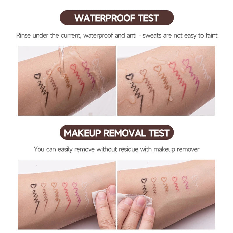 Waterproof Matte Eyeliner Pen, Quick Dry, Long-Lasting, Smooth Application, Perfect For Versatile Eye Makeup, Beauty Cosmetics Quake