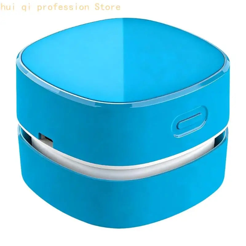 Mini Desktop Vacuum Cleaner, Rechargeable Crumb Cleanup for Desks H8WE Quake Blue CN