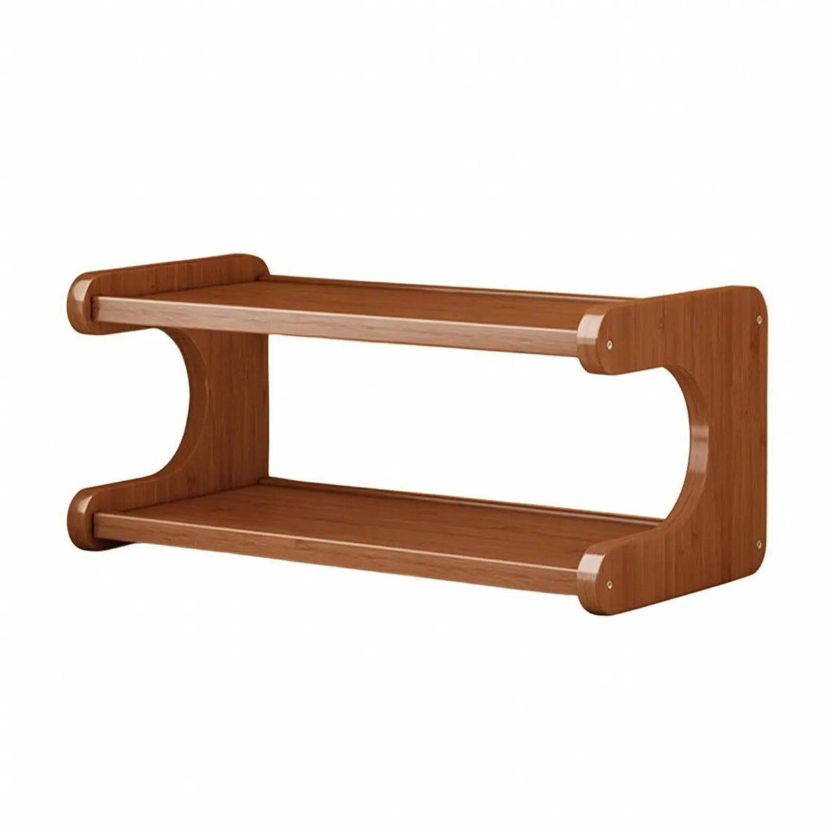 Freestanding Desktop Storage Rack Space-Saving Open-Shelf Tabletop Organizer Compact E-Shaped Desktop Shelf for Kitchen, Dining Quake