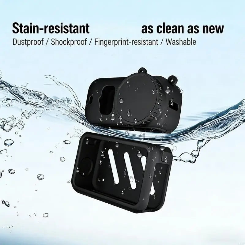 Waterproof Silicone Cover For Selected Action Camera Smooth Texture And Easy Removal Protective Cover K1KF Quake