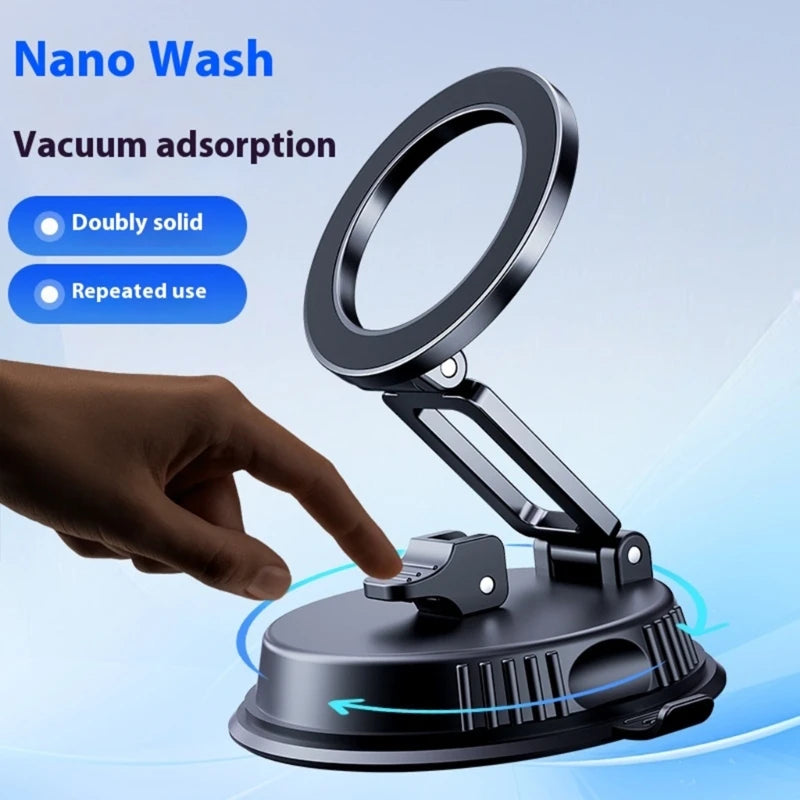 Upgrades Dashboards Phone Mount 180° Double Center Rotation Universal Foldable Car Phone Holder for Smartphones K1KF Quake