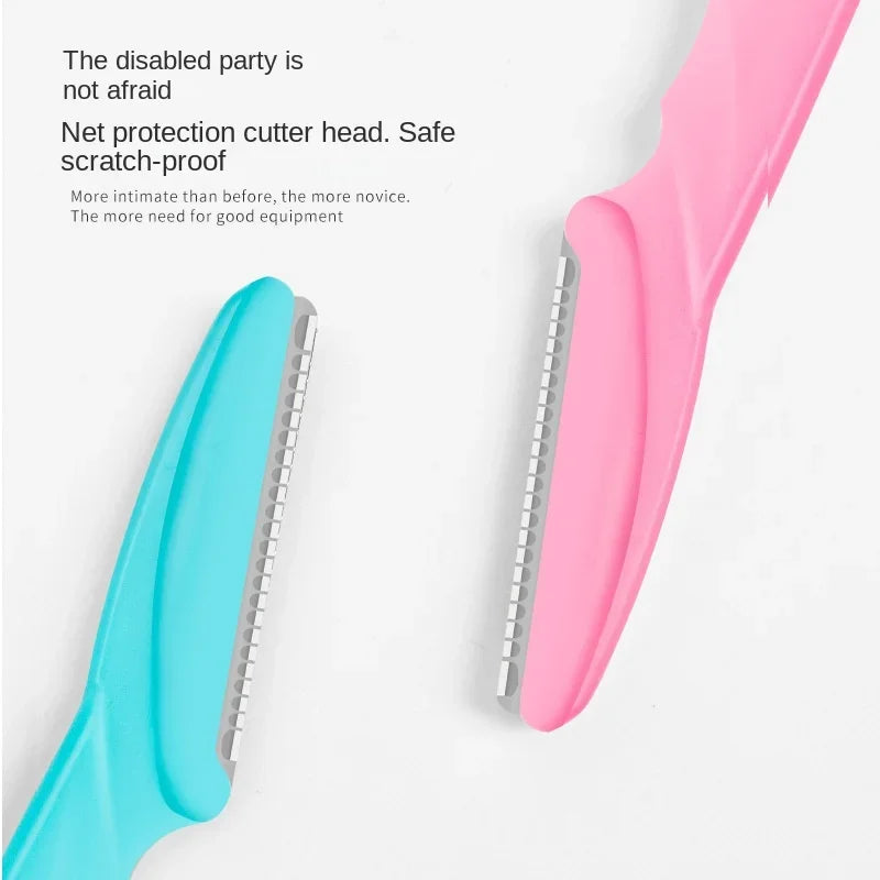 Travel Portable Eyebrow Trimmer Face Razor Face Hair Remover Tools Eyebrow Razor Instruments Cosmetic Beauty Pro Make Up Tools Quake