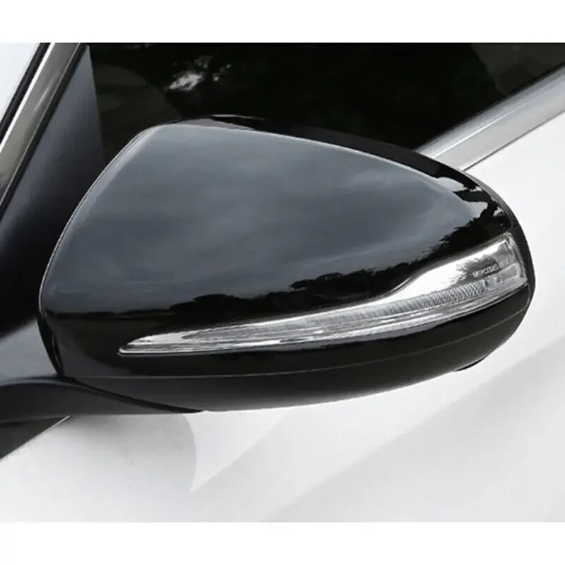 For Mercedes-Benz E GLC S C Class W205 W213 X253 W222 W238 LHD Replacement Car Rearview Side Mirror Cover Wing Cap Exterior Trim Quake