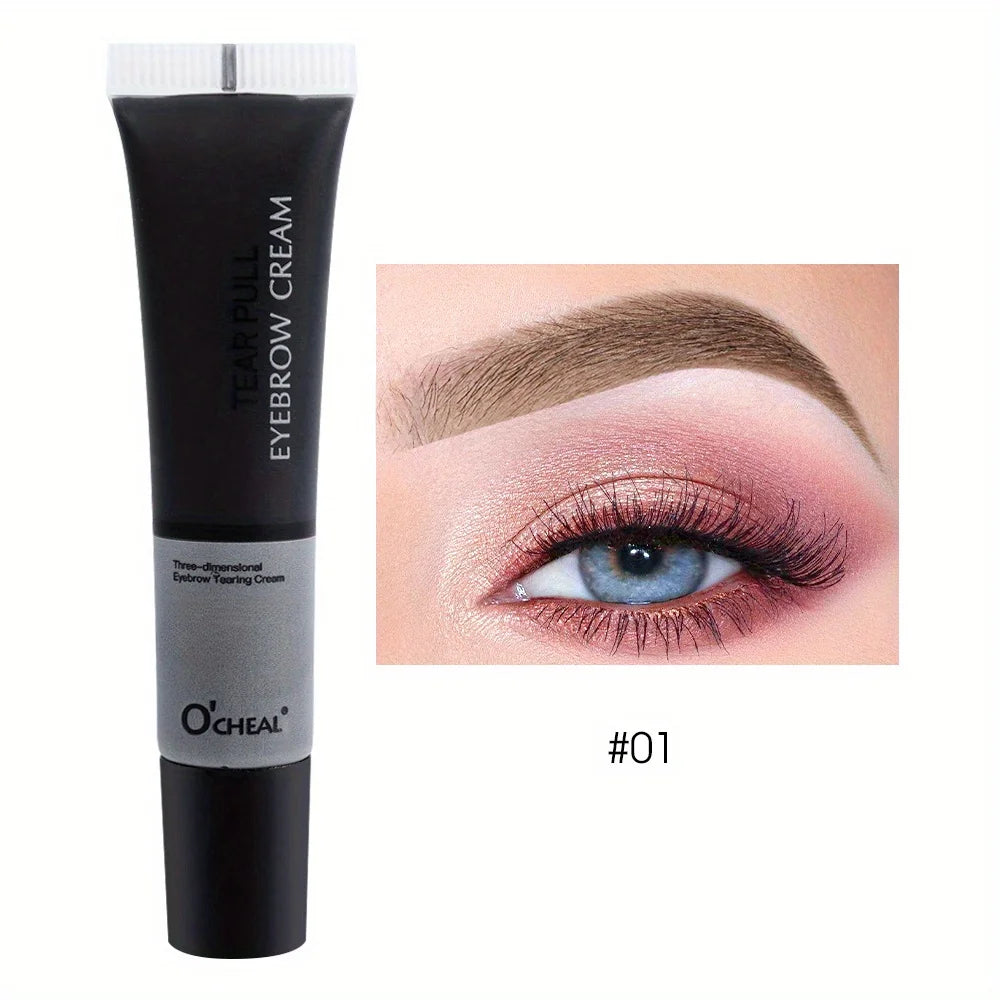 Long-Lasting Waterproof Eyebrow Gel - Semi-Permanent Tattoo Tint For Enhanced Color And Definition - Cosmetic Quake 01