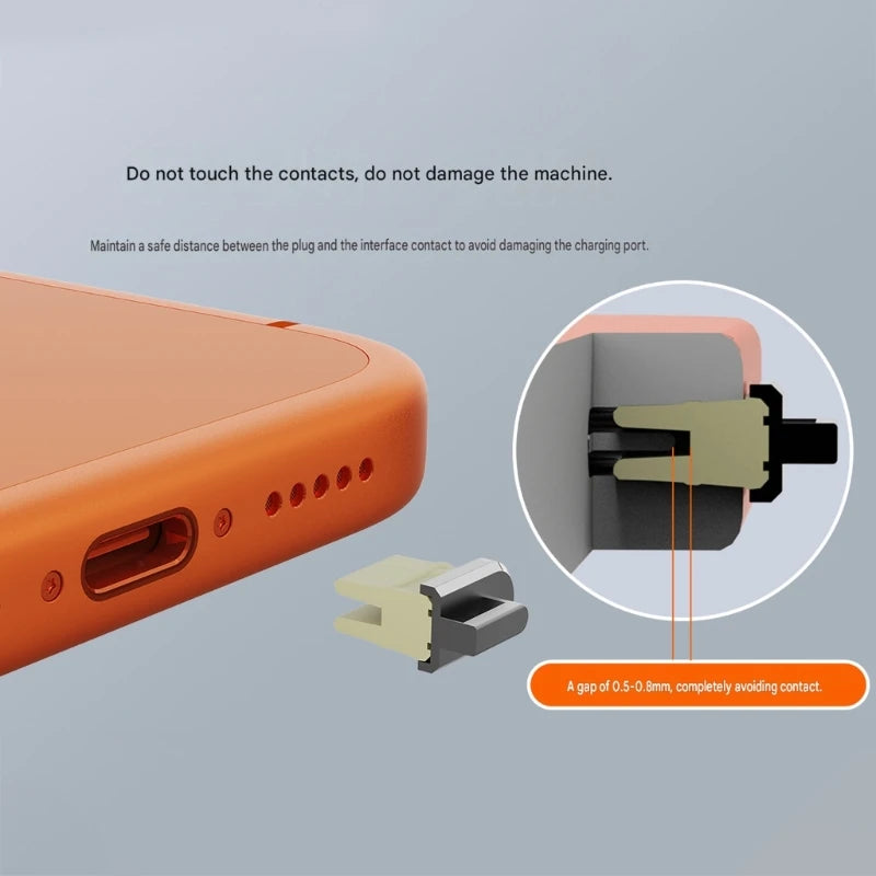 USB C Dust Plug Charging Port Protector with Metal Lanyard Hole, Silicone Type C Dust Cover for Pocket Carry and Cable K1KF Quake