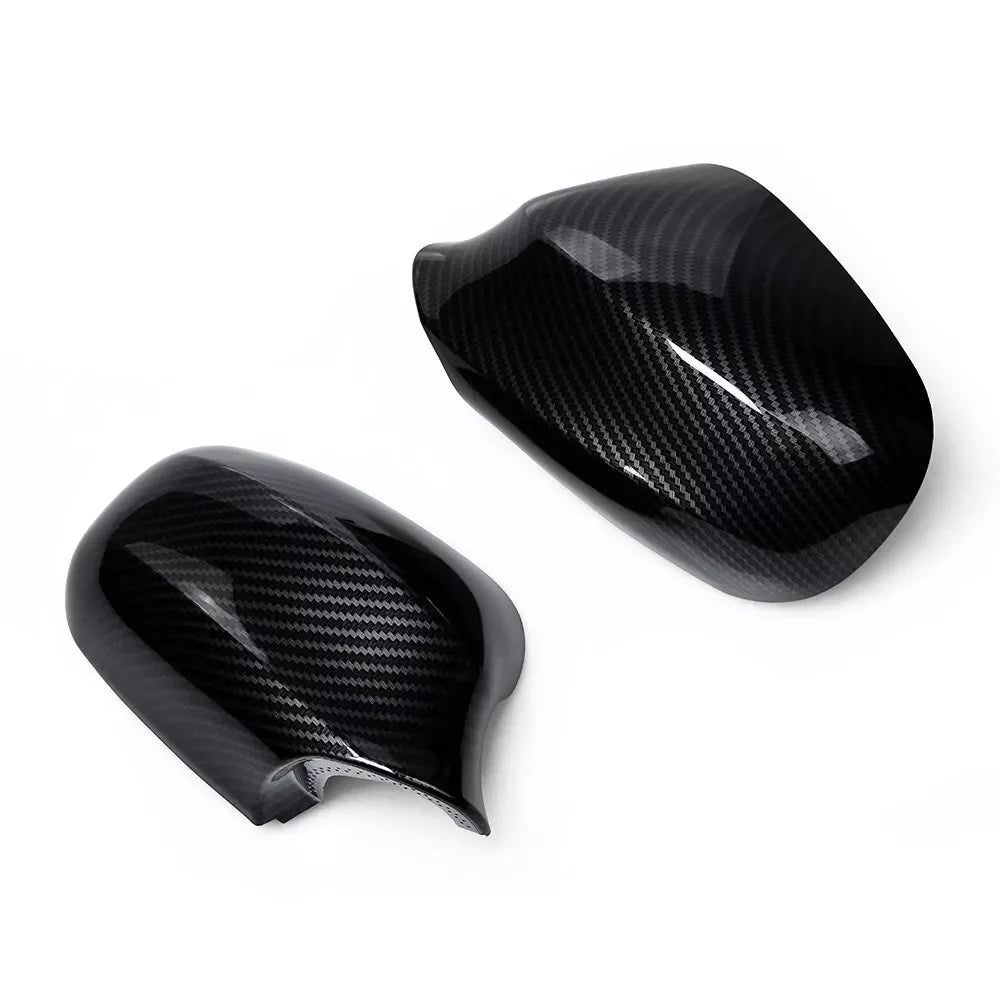 For BMW E87 E88 E81 E82 E90 E91 E92 E93 2x Car Replacement Rearview Side Mirror Cover Wing Cap Exterior Door Rear View Case Trim Quake