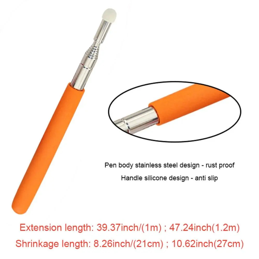 Screen Pen PPT Presentation Teaching Tools Retractable Teaching Stick Telescopic Rod Whiteboard Pointer Pen Handheld Presenter Quake
