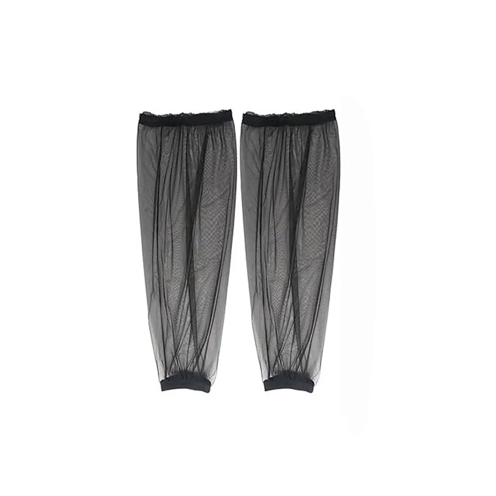 New Breathable Mosquito Arm Sleeves Mesh Lightweight Leg Sleeves Anti-mosquito Camping Quake Leg Sleeves XL