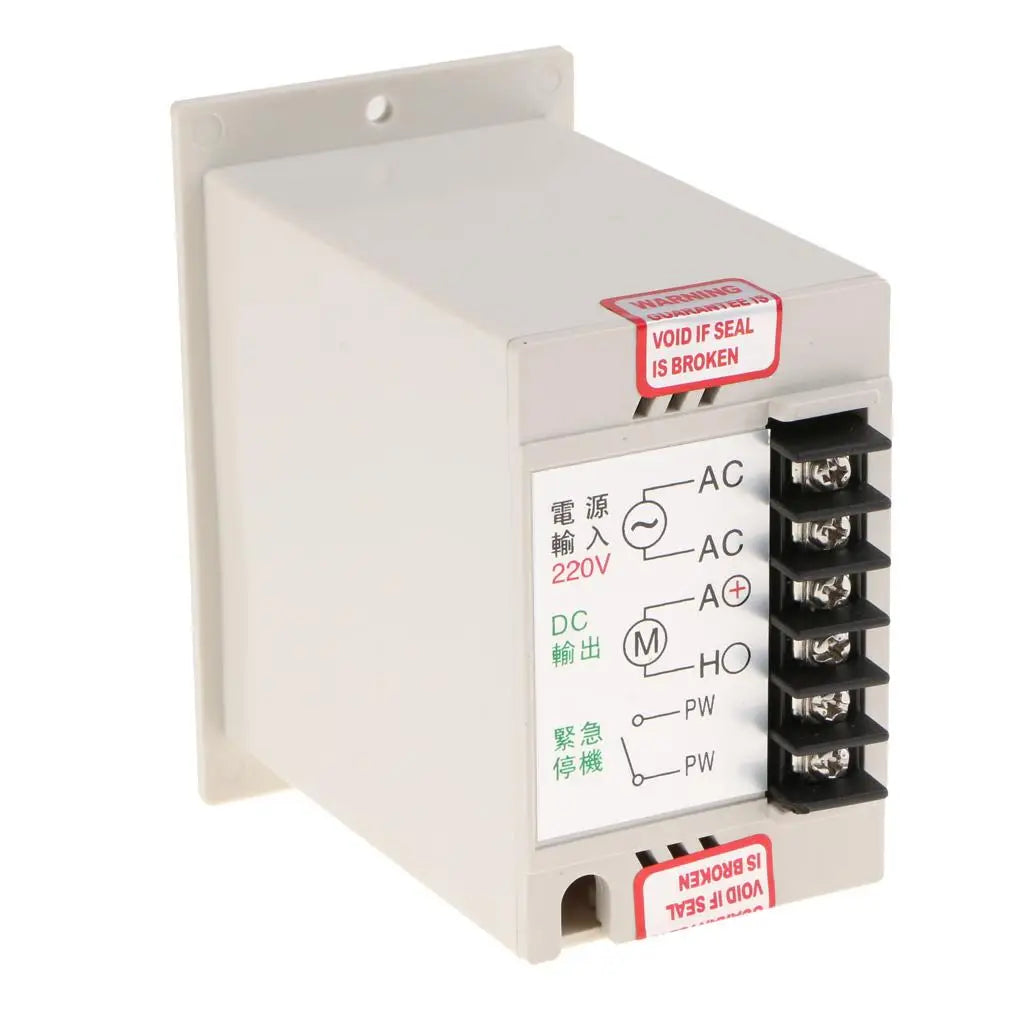 Motor Speed Control 220V Compact Electronic Component DC 0 to 220V Output with Fuse for Small Machinery Quake