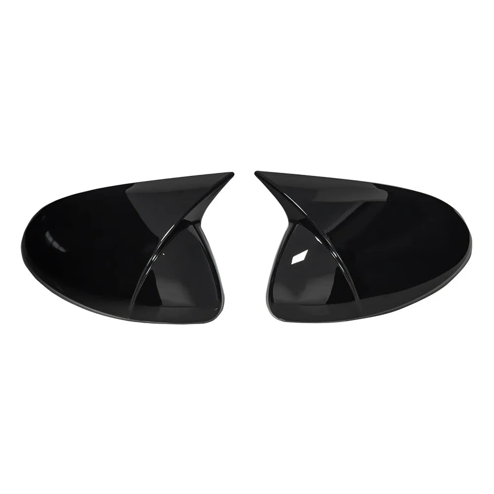 For VW Tiguan 2009-2017 Sharan 2012-2019 Skoda Yeti 2014-2017 Car Sticker Rearview Side Mirror Cover Wing Cap Exterior Case Trim Quake Gloss Black