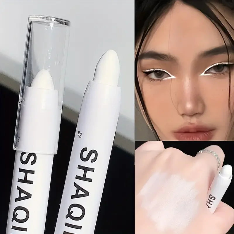 Highlighter Gloss Eyeshadow Pencil Double End Beads Bright Flash Eyeshadow Stick Anti Sweat Long High Color Eyeshadow Makeup Quake 02