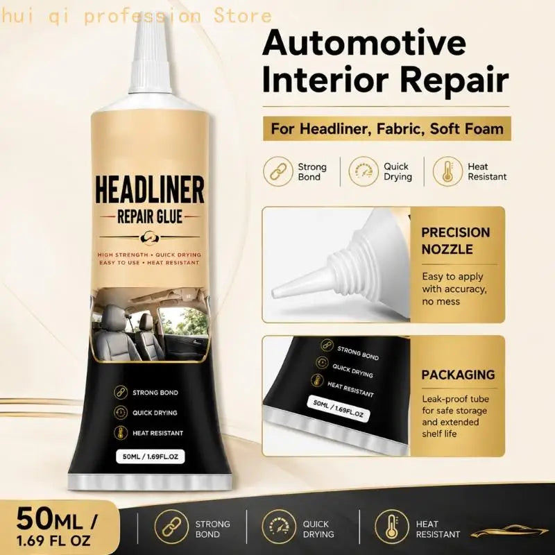 Waterproof Interior Repair Adhesive for Automotive Roof Trim Use H8WE Quake