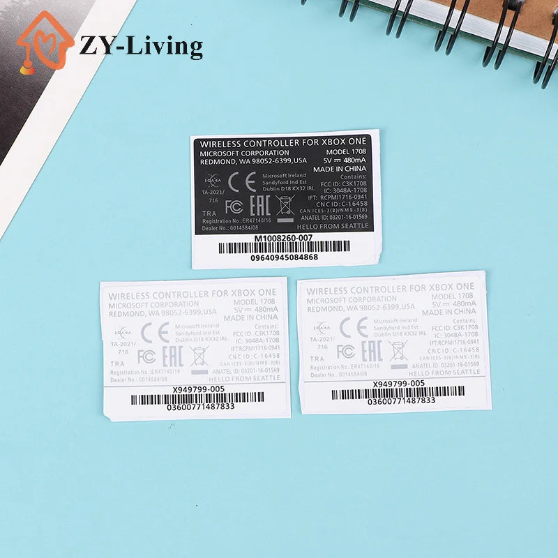 2pcs Lable Seals Sticker Handle Stickers For ONE Slim Wireless Controller Sticker Quake