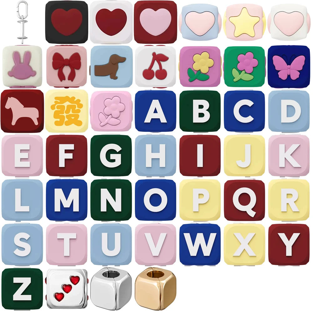 Openable Blocks Cubes Beads Phone Charm Accessories for Galaxy for IPhone 12 13 14 15 16 17 18 Pro Max Case Quake