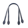 2Pcs Portable PU Leather Shoulder Bag Strap Replacement Core Stitching Bag Belt Detachable Handbag Band Handle Bag Accessories Quake Blue