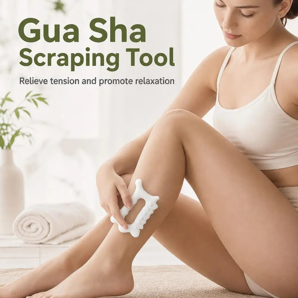 Ergonomic Versatile Handheld Gua Sha Board For Face & Body - Non-ceramic Gua Sha Massage Tool Relaxation And Beauty Massager Quake