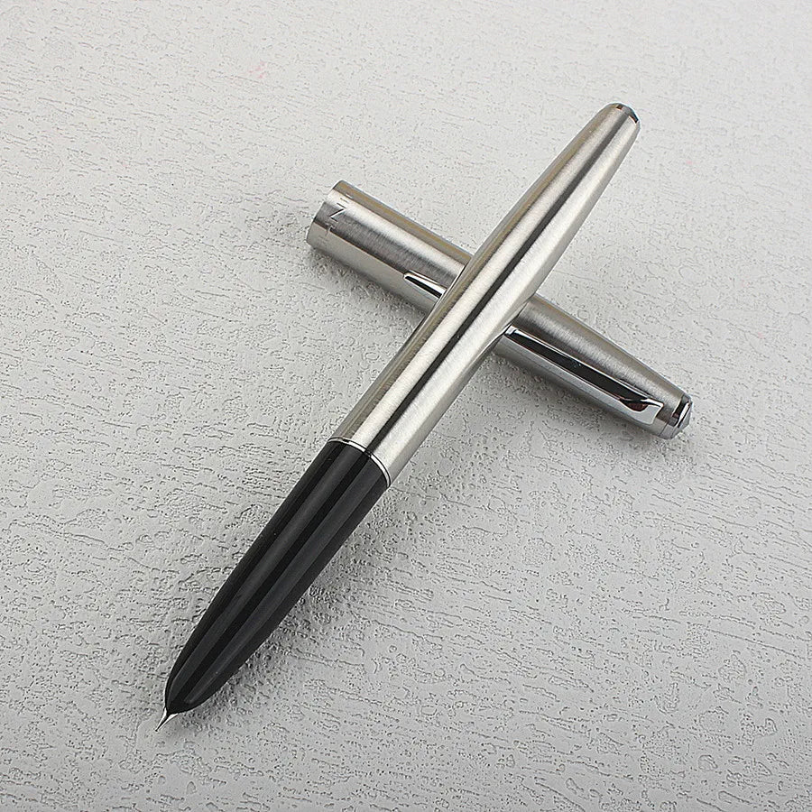 Jinhao 911 Steel Fountain Pen with 0.38mm Extra Fine Nib Smooth Writing Inking Pens Quake