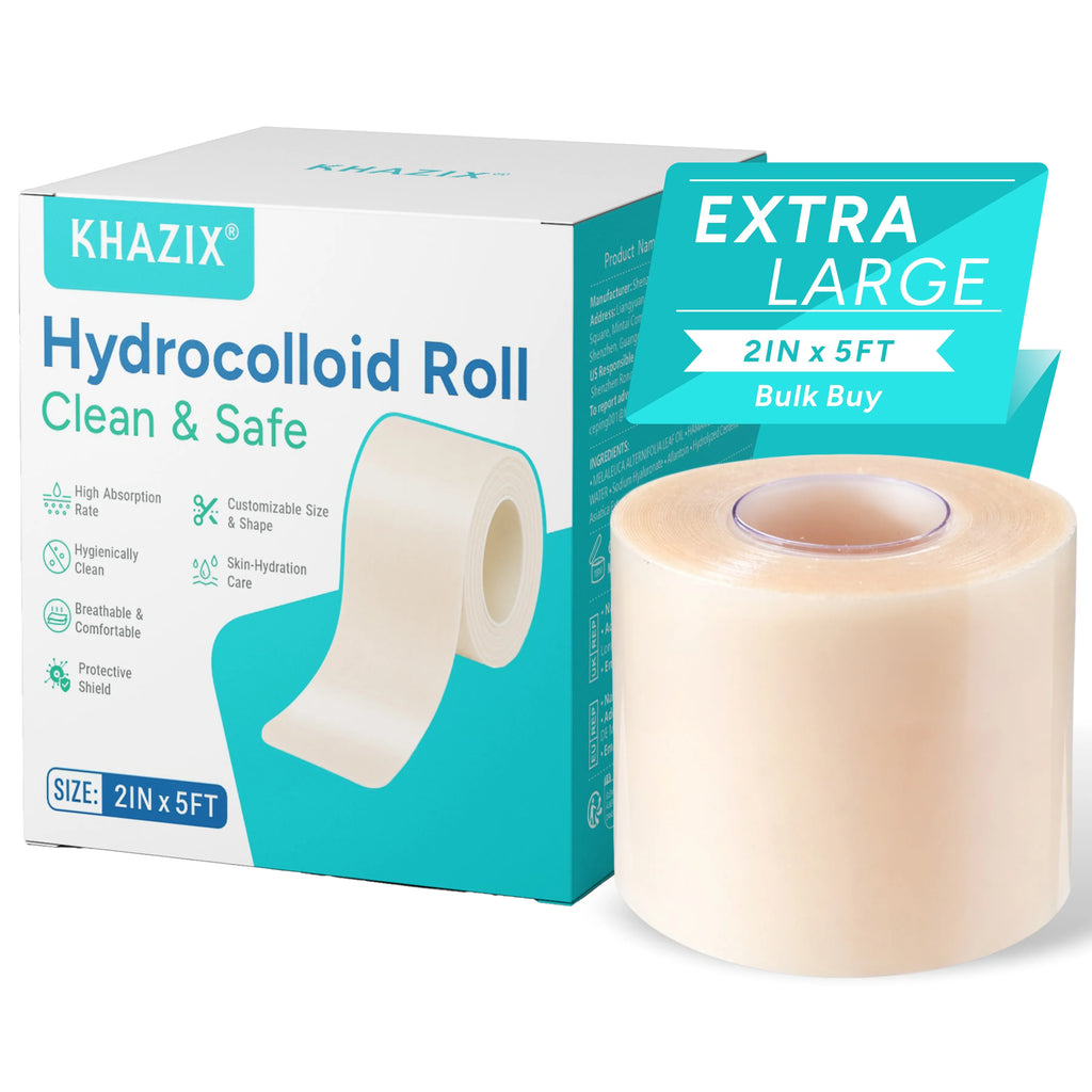 Pimple Patch Artificial Skin Wound Dressing Freely Cuttable Skin-Friendly Adhesive Keep Wound Clean 1 Roll Value Pack. Quake
