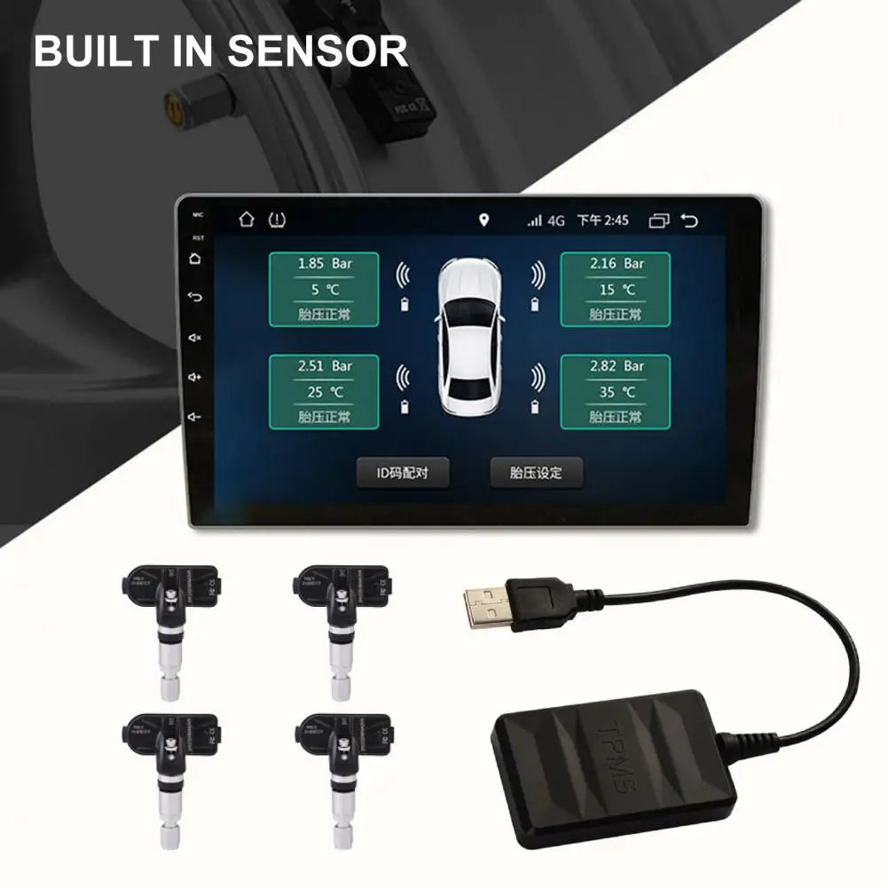 TY05/TY06 Car Tire Pressure Sensor Mini Heat-resistant Reliable TPMS Tire Pressure Monitoring System Quake