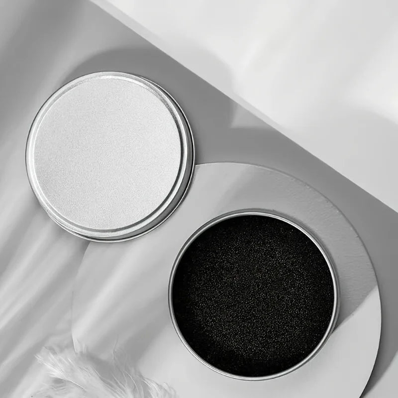 A Makeup Brush Cleaning Box-Quick-Drying Cleaning Sponge-Portable Lazy Tool - Alcohol-Free - No Power Needed - No Battery Needed Quake black1set