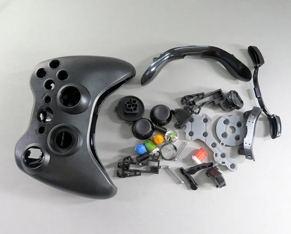 Full Hard Case Housing Shell Buttons Mod Kit Component Cover for Xbox 360 Game Controller Quake