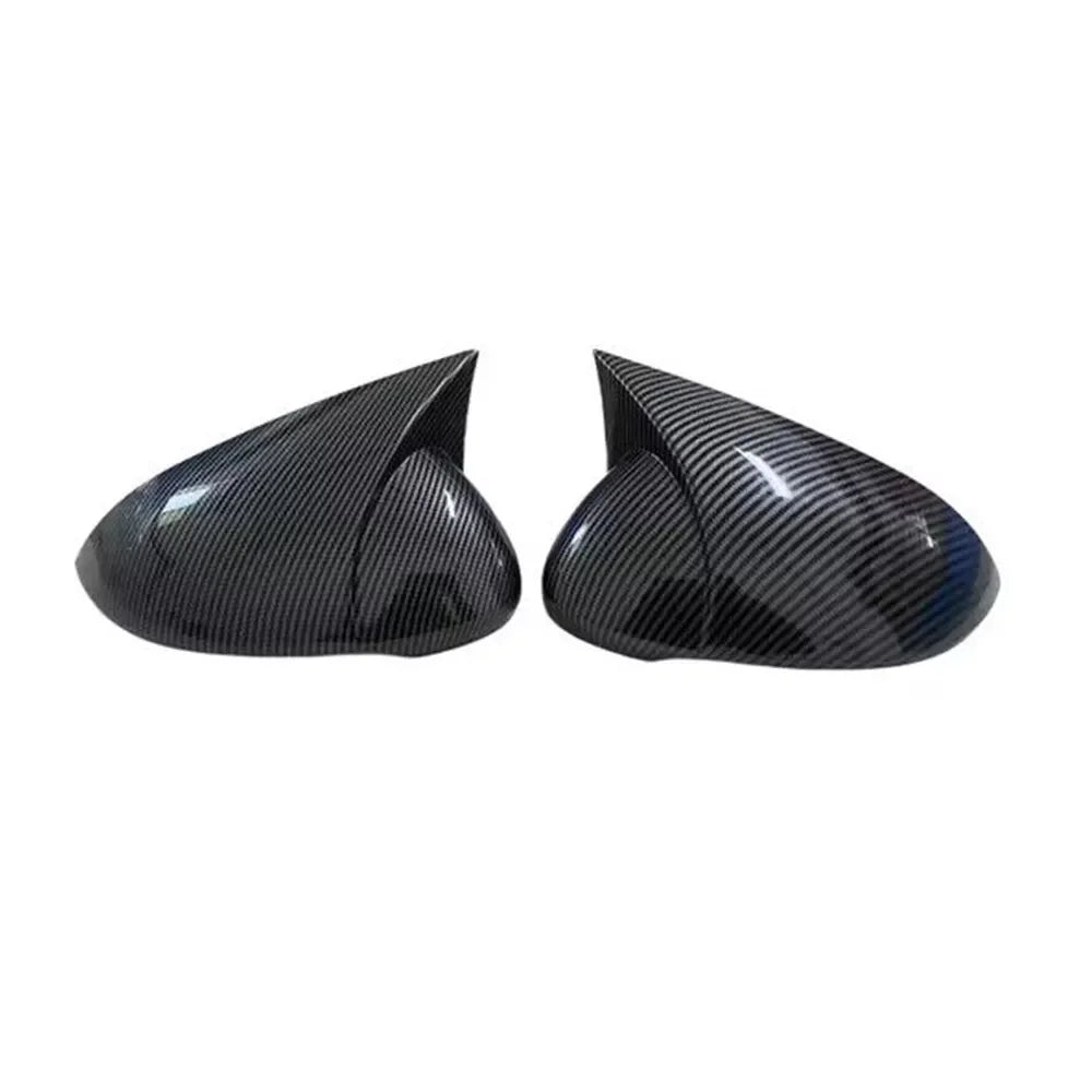 For Volkswagen VW Passat B8 2017-2019 Car Sticker Rearview Side Mirror Cover Wing Cap Exterior Door Rear View Case Trim Carbon Quake Carbon