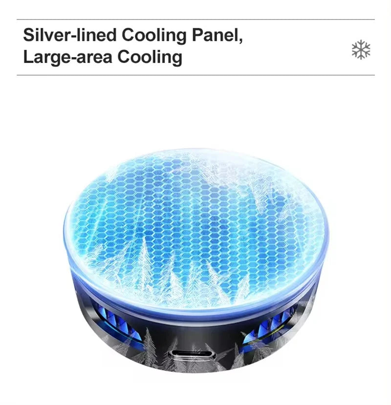 SL18 TEC Cooler Magnetic phone cooler with temperature display for iPhone Android phone tablet game cooler cooling fan Quake