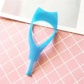 New Plastic Portable Mascara Shield Applicator Eyelash Guide Aids Eye Lash Comb Eyelash Curler Women Girls Eyes Makeup Tools Quake blue 1pcs
