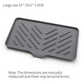 Water Guiding Silicone Soap Tray Anti Slip Drain Soap Holder Durable Drainage Soap Dish Bathroom Accessory for Soap Storage Quake M
