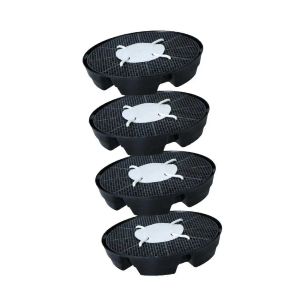 Self Watering Pot Base Set Easy Care Bottom Watering Tray Indoor Plant Stand for Office Flower Pot Quake