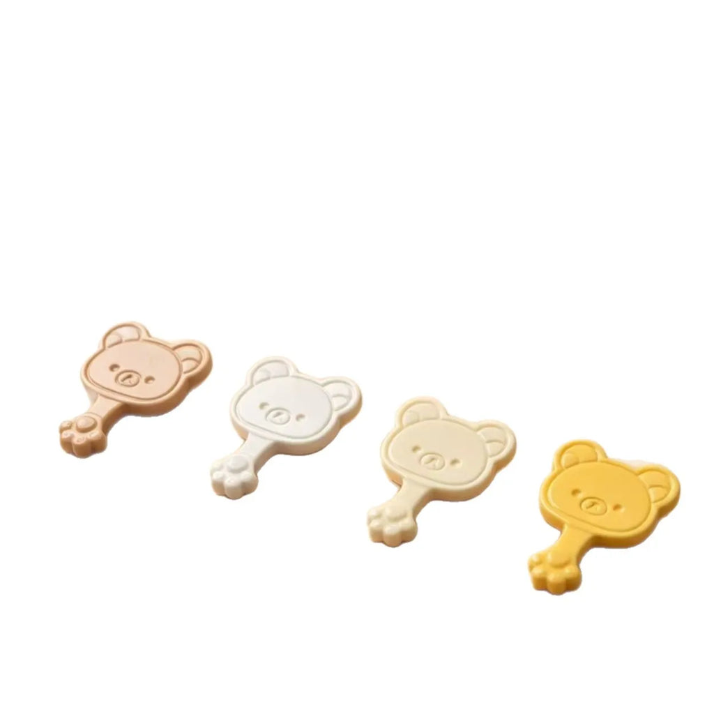 20Pcs Cute Colorful Bear Tray Miniature Home Decor Resin Micro Landscape Dollhouse For Fairy Garden DIY Jewelry Making Accessory Quake