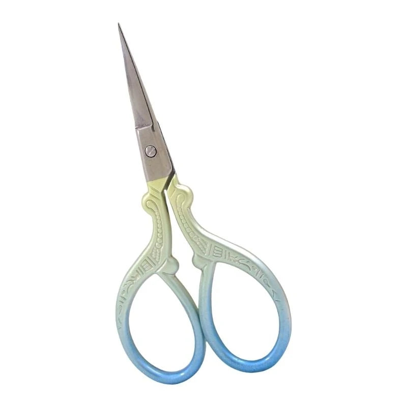 Small Embroidery Scissors Stainless Steel Scissors with Ergonomic Handle For Sewing Needlework Fabric Paper Cutting K1KF Quake