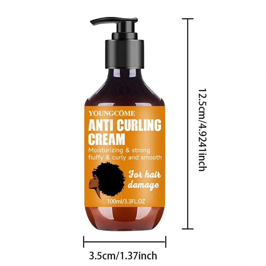 100ml Curly Hair Styling Lotion ,Perfectfor Dry and Frizzy Hair,Anti Frizzy Bounce Sculpting Boost Hair Conditioner Care Quake 100ML