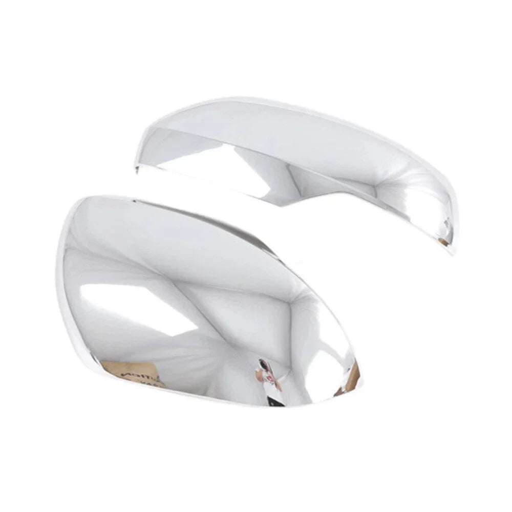 For Mitsubishi Montero Pajero Sport 2016-2022 2x Car Sticker Rearview Side Mirror Cover Wing Cap Exterior Case Trim Accessories Quake Silver