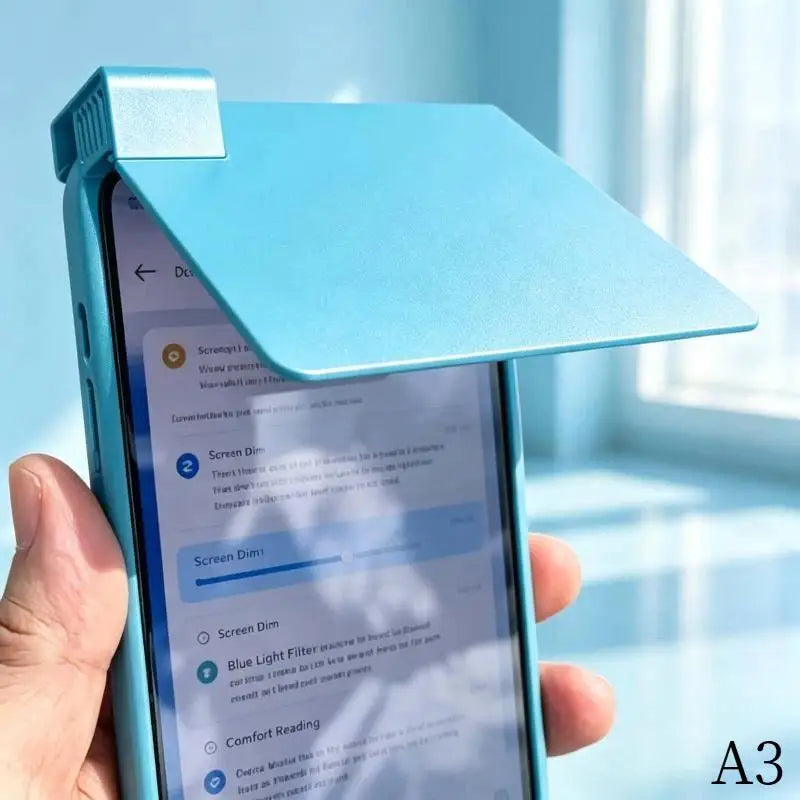 1Pcs Mobile Phone Accessories Enhances Screen Visibility In Strong Light Reduce Sunlight Reflection Mobile Phone Sunshade Quake A3