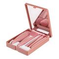 5pcs Portable Mini Makeup Brushes Set Foundation Brush Eyeshadow Brush Fiber Soft Makeup Brushes for Women Makeup Beginner Quake 1 set